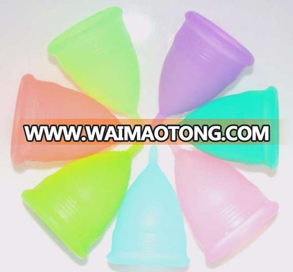 ADUOCARE 100% Medical Silicone Safe Make Easy to Be Perfect Lady-Small & Large Menstrual Cup